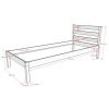 Dřevěná postel Vipack Pino 90 x 200 cm