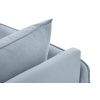 Světle modrá sametová lenoška Cosmopolitan Design Vienna 170 cm, levá -fv-interier-25