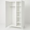 Bílá dřevěná skříň Vipack Eva 196 x 98,5 cm -fv-interier-25
