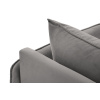Světle šedá sametová lenoška Cosmopolitan Design Vienna 170 cm, pravá -fv-interier-25
