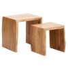 Set dvou dřevěných odkládacích stolků Lomiri -fv-interier-25
