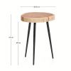 Dřevěný odkládací stolek Kave Home Tanive 35cm