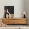 Dřevěný TV stolek Uxue 200 x 40 cm -fv-interier-25