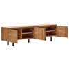 Dřevěný TV stolek Kave Home Uxue 200 x 40 cm