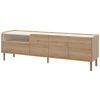 TV stolek Marckeric Monza 141 x 44 cm s dřevěným dekorem