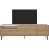 TV stolek Marckeric Monza 141 x 44 cm s dřevěným dekorem