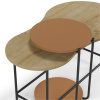 Červený set dvou lakovaných konferenčních stolků Rosie 102x58 / 40 cm -fv-interier-25