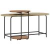 Červený set dvou lakovaných konferenčních stolků Rosie 102x58 / 40 cm