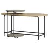 Zelený set dvou lakovaných konferenčních stolků Marckeric Rosie 102x58 / 40 cm
