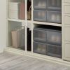 Set dvou šedých plastových úložných boxů na boty Shoecase -fv-interier-25