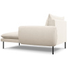 Béžová bouclé lenoška Cosmopolitan Design Vienna 170 cm, pravá