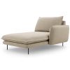 Béžová čalouněná lenoška Cosmopolitan Design Vienna 170 cm, pravá