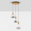 Kouřově šedé skleněné závěsné LED světlo Voi 43 cm -fv-interier-25