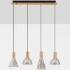 Kouřově šedé skleněné závěsné LED světlo Voi 78 cm -fv-interier-25