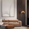 Černo-zlatá kovová stojací LED lampa Kitro 151 cm -fv-interier-25