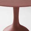 Terakotově červený kovový odkládací stolek FIORO 41 cm -fv-interier-25
