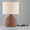 Hnědo-bílá stolní lampa Separe -fv-interier-25
