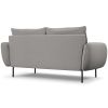 Šedá bouclé dvoumístná pohovka Cosmopolitan Design Vienna 160 cm