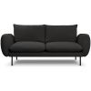 Černá bouclé dvoumístná pohovka Cosmopolitan Design Vienna 160 cm