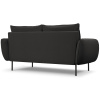 Černá bouclé dvoumístná pohovka Cosmopolitan Design Vienna 160 cm