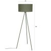Zelená stojací lampa WLL SUSIE 146 cm