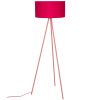 Červená stojací lampa WLL SUSIE 146 cm