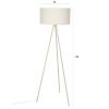 Béžová stojací lampa WLL SUSIE 146 cm