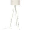 Béžová stojací lampa WLL SUSIE 146 cm