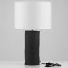 Černobílá stolní lampa Nova Luce Norr -fv-interier-25