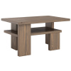 Hnědý dřevěný konferenční stolek Karup Design Japan 68 x45 cm