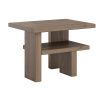 Hnědý dřevěný odkládací stolek Karup Design Japan 45 x 34 cm