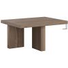 Hnědý dřevěný noční stolek Karup Design Japan 45 x 34 cm