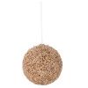 Zlatá plastová vánoční ozdoba Nicolet 9 cm