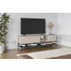 Krémově-černý lakovaný TV stolek Amira 180 x 35 cm -fv-interier-25