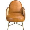 Hnědé kožené křeslo Angel Cerdá No. 5162