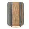 Modrá stolní lampa Abby 50 cm