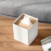 Bílý kovový box na ubrousky Rin 13 x 13 cm -fv-interier-25