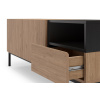 TV stolek Cailin 140 x 40 cm s dřevěným dekorem -fv-interier-25