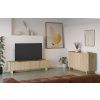 TV stolek Daira 180 x 40 cm s dubovým dekorem -fv-interier-25