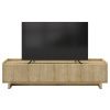 TV stolek Marckeric Daira 180 x 40 cm s dubovým dekorem
