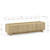 TV stolek Marckeric Daira 180 x 40 cm s dubovým dekorem