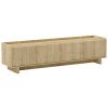 TV stolek Daira 180 x 40 cm s dubovým dekorem