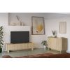 Komoda Daira 140 x 40 cm s dubovým dekorem -fv-interier-25