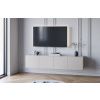 Béžový lakovaný TV stolek Daroca 180 x 35 cm -fv-interier-25
