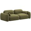 Zelená sametová trojmístná pohovka Sydney 230 cm