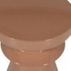 Růžový kovový odkládací stolek Fedde 30 cm -fv-interier-25