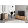 TV stolek Dione 160 x 41,8 cm s dubovým dekorem -fv-interier-25