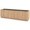 TV stolek Marckeric Dione 160 x 41,8 cm s dubovým dekorem
