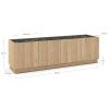 TV stolek Marckeric Dione 160 x 41,8 cm s dubovým dekorem