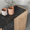 Komoda Dione 140 x 40 cm s dubovým dekorem -fv-interier-25